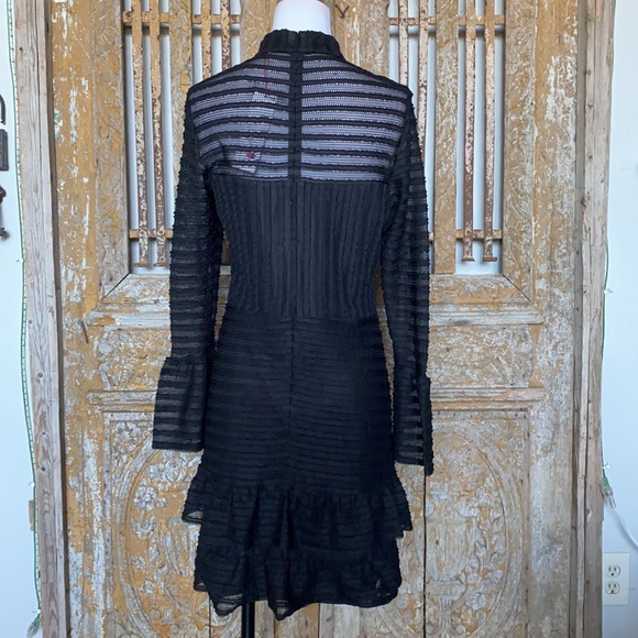 Parker Topanga High Neck Long Sleeve Fitted dress - Picture 9 of 16